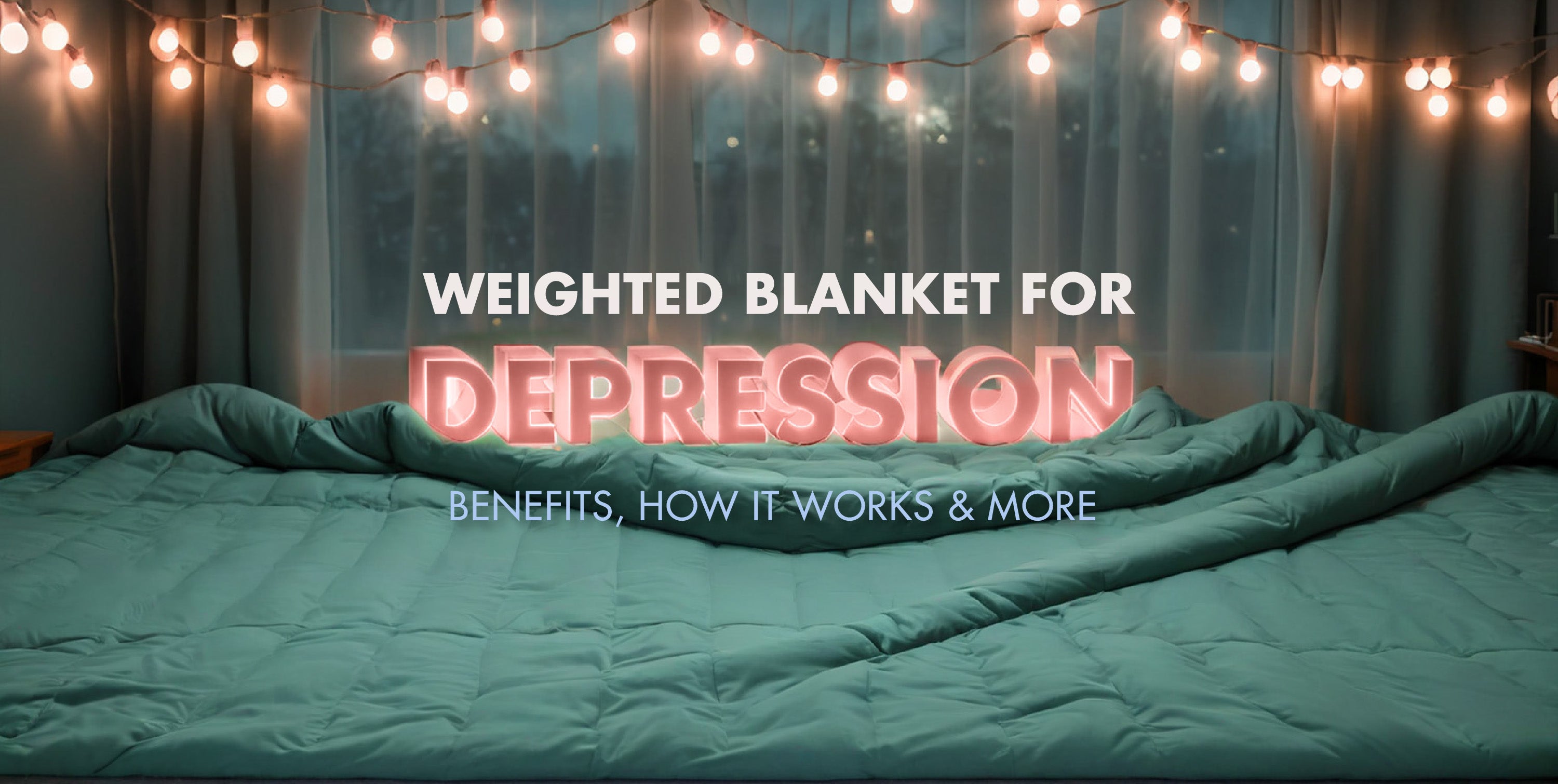 Weighted Blanket for Depression Benefits How It Works More Quiet Mind